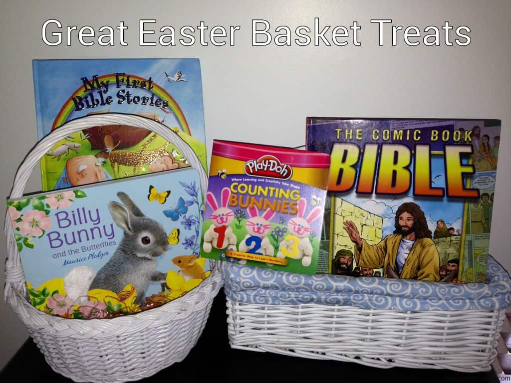 Easter Basket Ideas for Kids, Easter Books, Comic Book Bible, NonCandy Treats