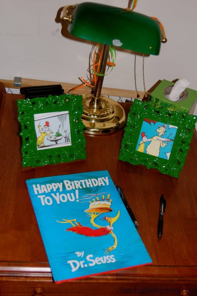 Green Eggs and Ham Birthday Party Decorations