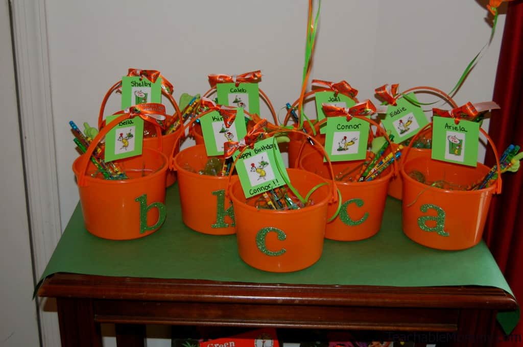 Green Eggs and Ham Goody Bags, Green Eggs and Ham Birthday Party