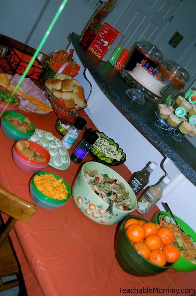 Green Eggs and Ham food, Green Eggs and Ham Birthday Party