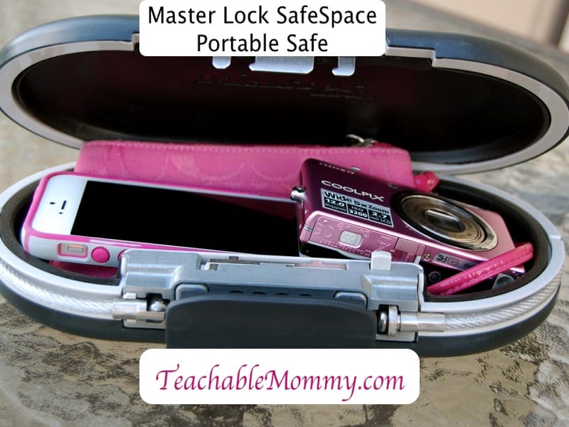 Master Lock SafeSpace, Portable Safe, Travel Safety, #Masterbacktoschool