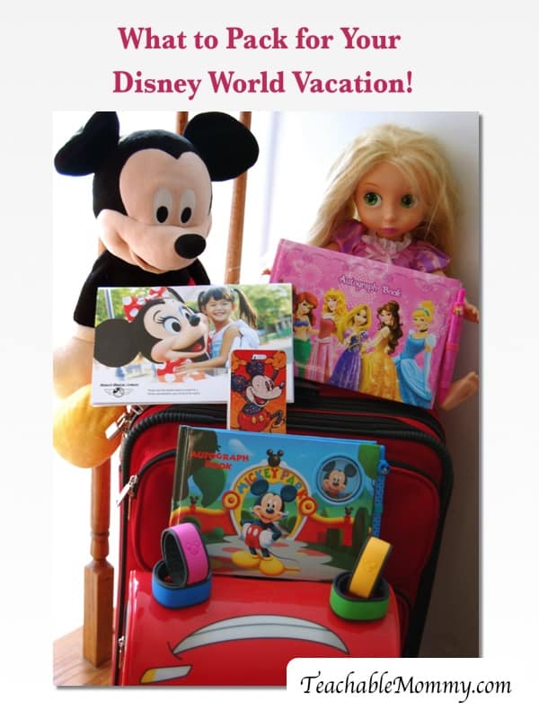 What to Pack for your Disney World Vacation, Disney World Packing list, Disney World Trip, Disney World Vacation