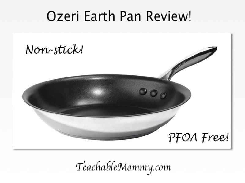 Ozeri Earth Pan Review, Non-stick pan without PFOA chemicals, green cooking pan