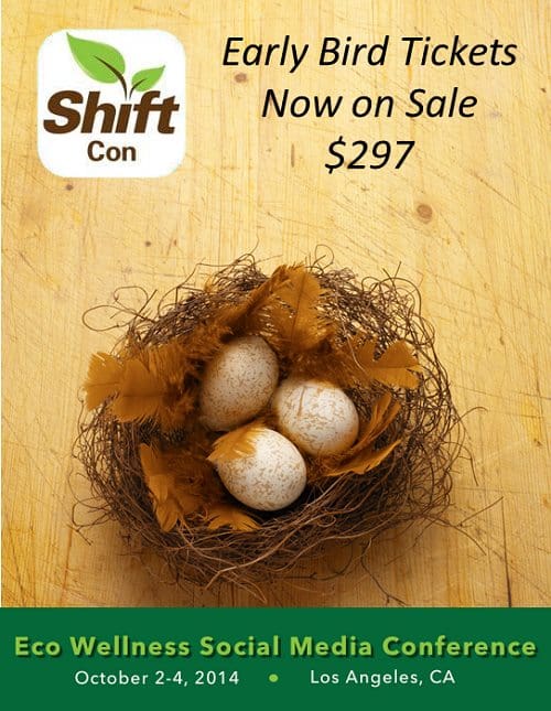 shiftcon early bird ticket sales, eco wellness social media conference, blogging conference