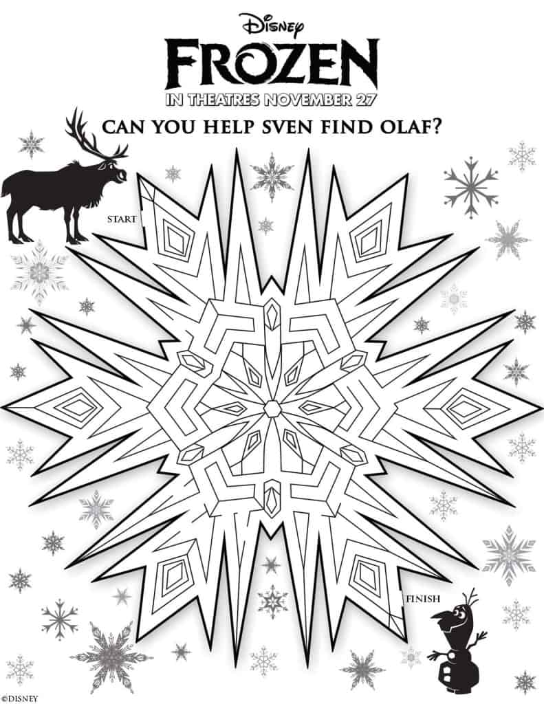 Frozen free printables!