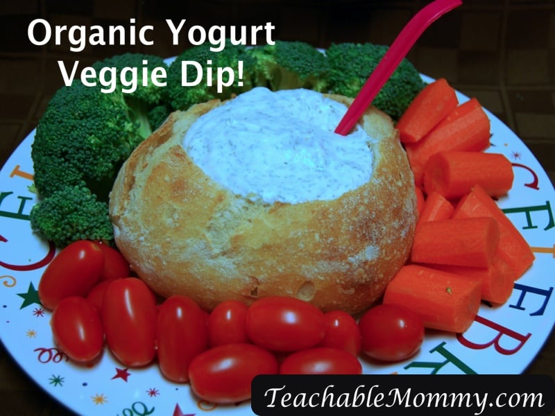 Organic Yogurt Veggie Dip