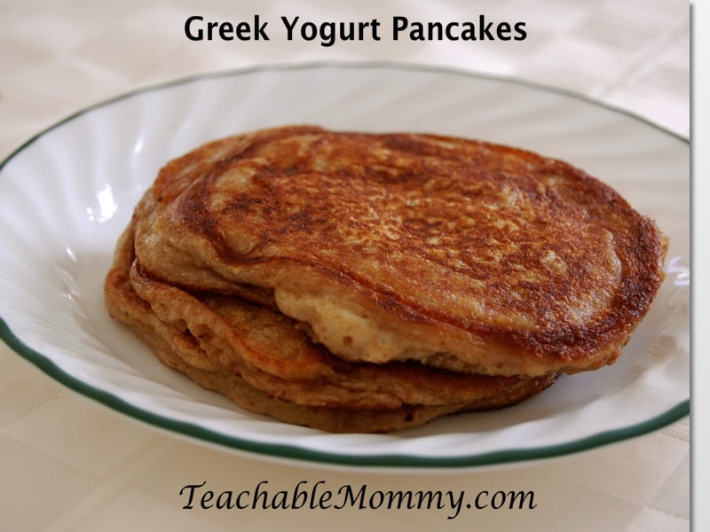 Whole Wheat Greek Yogurt Pancakes, Stonyfield Greek Yogurt, Greek Yogurt recipes