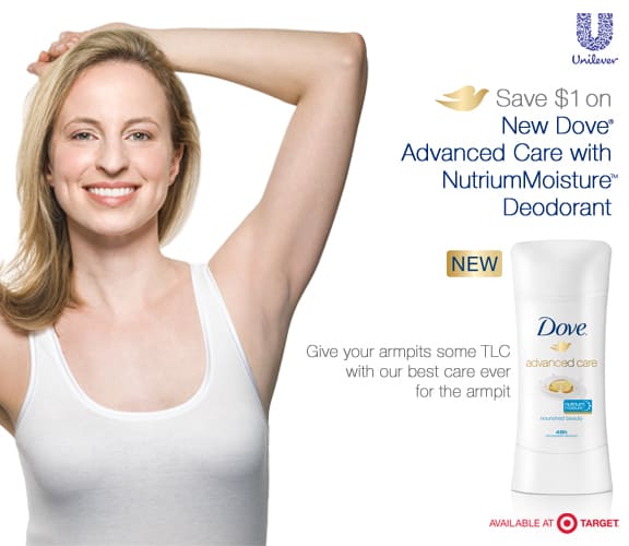 Dove New Deodorant, Dove Target Coupon