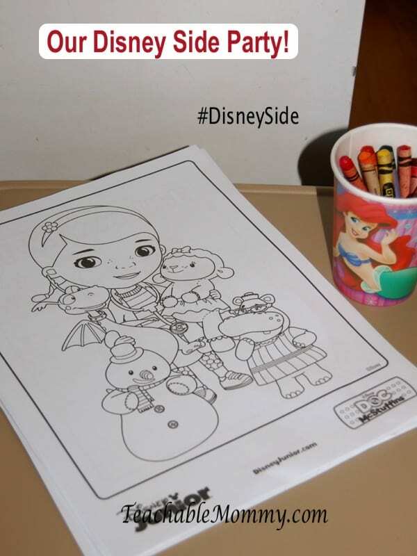 #DisneySide, Disney Junior Coloring Station