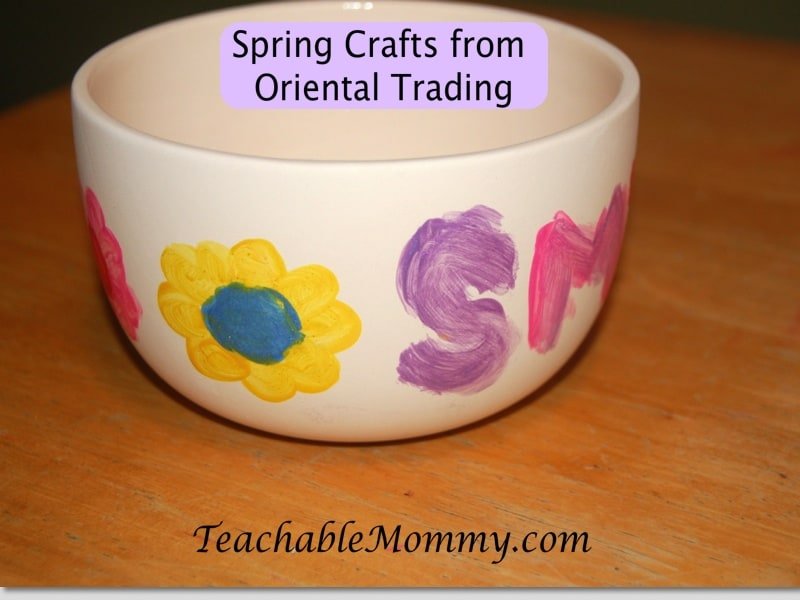 Spring Crafts for kids, spring crafts from oriental trading, spring decorations, spring decorations from Oriental Trading
