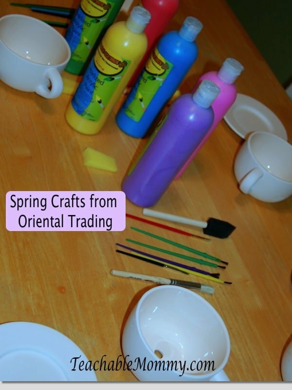 Spring Crafts for kids, spring crafts from oriental trading, spring decorations, spring decorations from Oriental Trading
