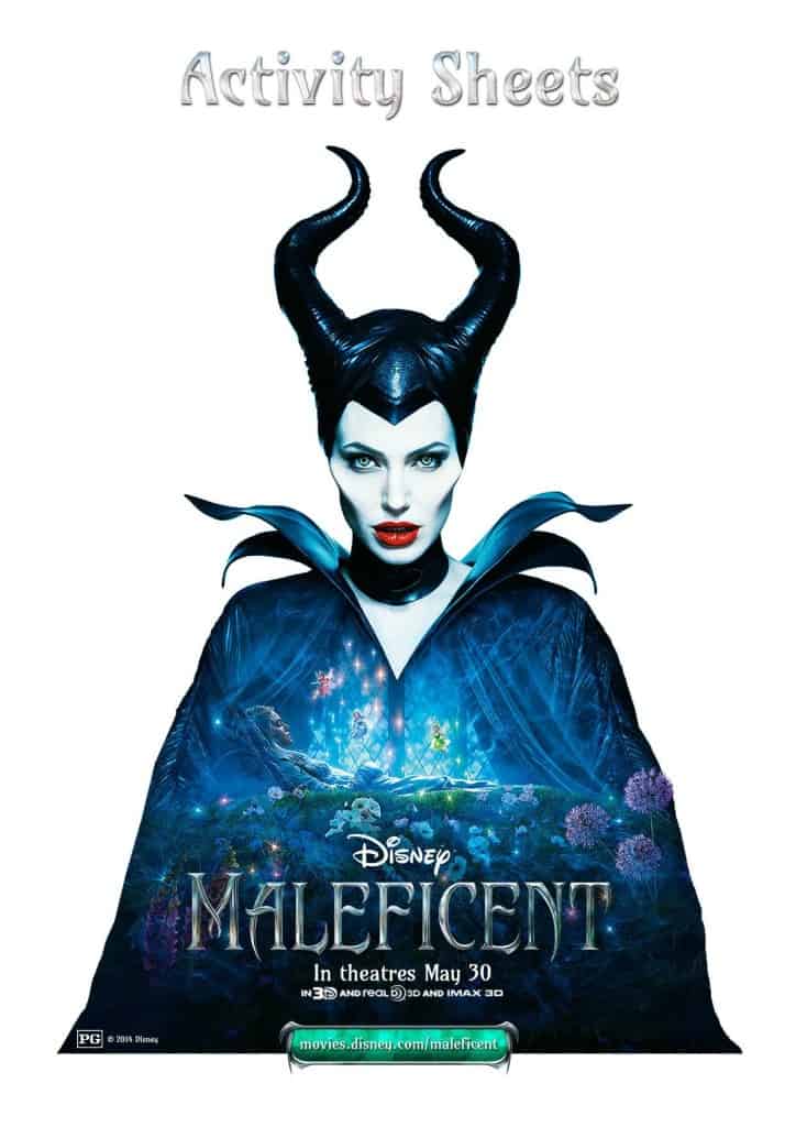 Maleficent free activity sheets, Maleficent free download