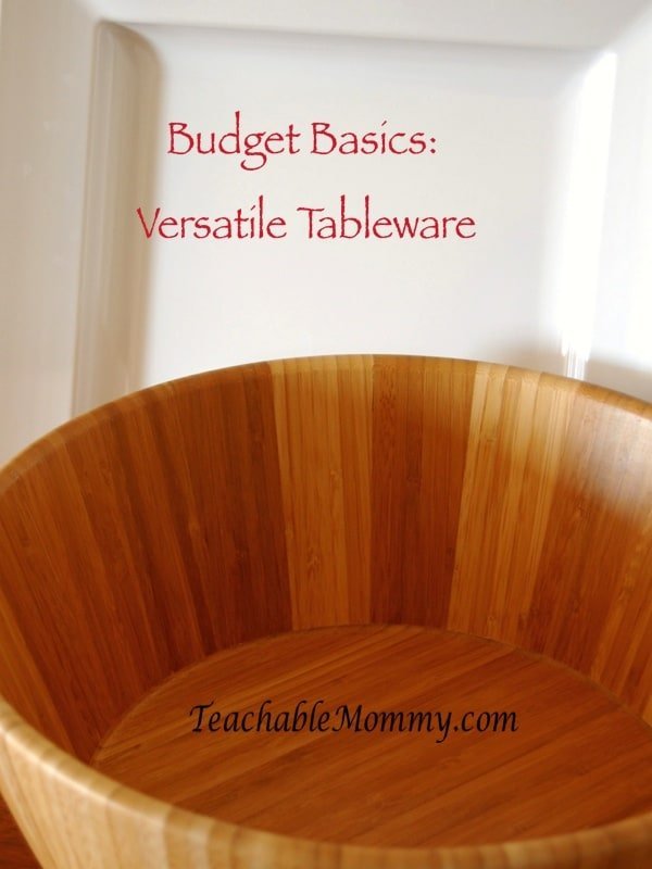 Party Planning Basics: Versatile Tableware, Party planning on a budget