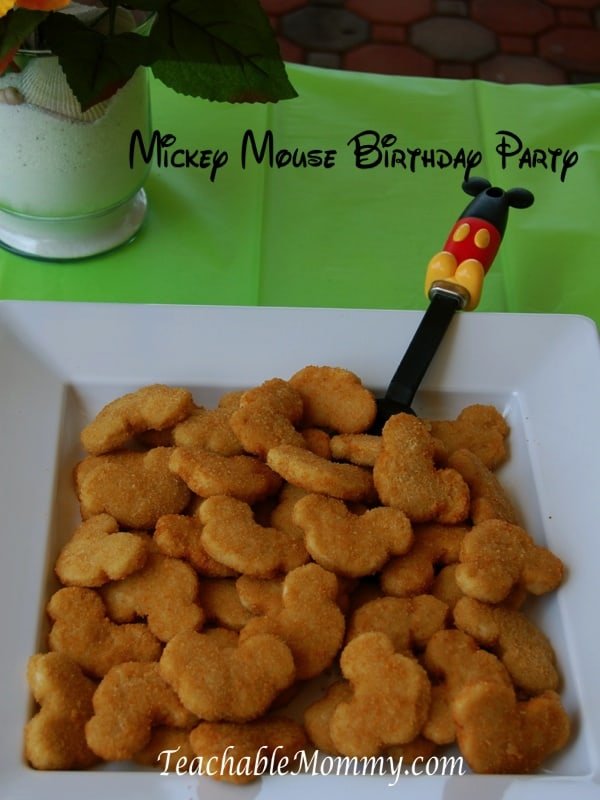 Mickey Mouse Birthday Party, Mickey Mouse Party, Mickey Mouse Luau, Mickey Mouse Food