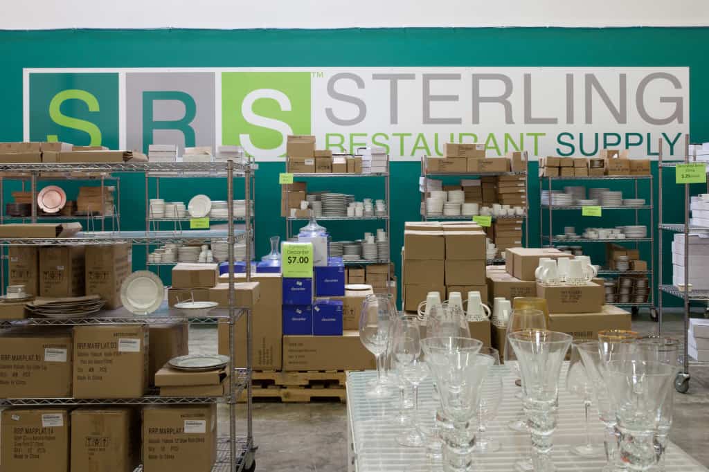 SRS outlet store, Discount tableware