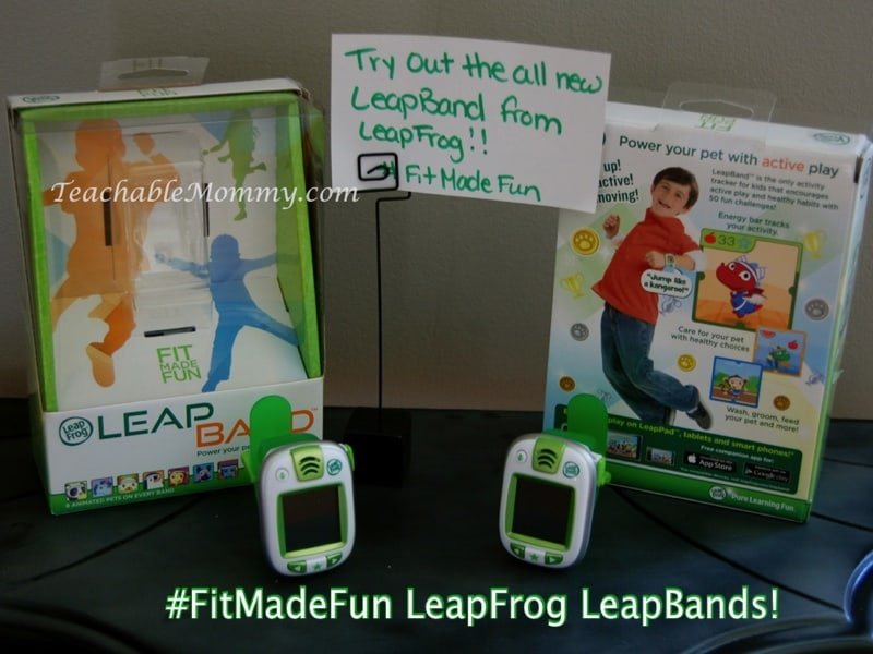 #FitMadeFun LeapFrog LeapBand, exercise for kids, fitness for kids