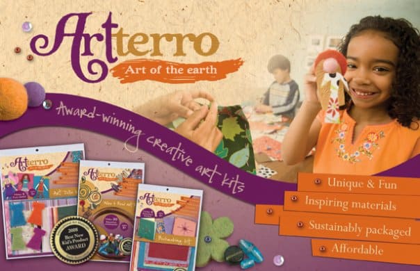 Artterro Eco-Friendly Arts and Crafts Kits for kids,  easy craft projects for kids, gift guide for girls #Giftguide
