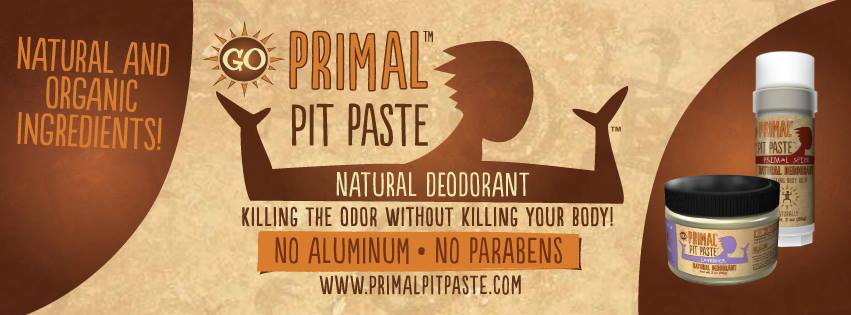 Primal Pit Paste, Deodorant Cleanse, Natural Deodorant Giveaway