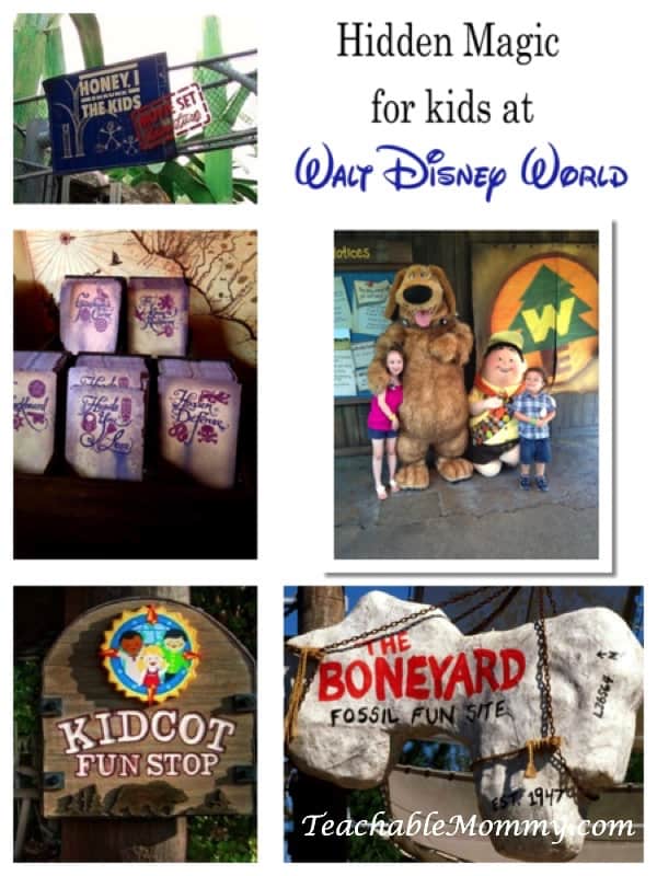 Hidden Magic for Kids at Walt Disney World, Hands on kid activities in Disney, Free Activities for kids at Disney World, Kidcot, Sorcerers of the Magic Kingdom, Wilderness Explorers, Pirate fun at Disney, Boneyard, Honey I Shrunk the kids playground, playgrounds at Disney, #DisneyKids