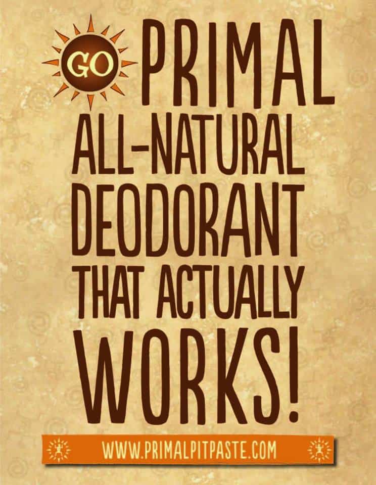 Primal Pit Paste, Deodorant Cleanse, Natural Deodorant Giveaway