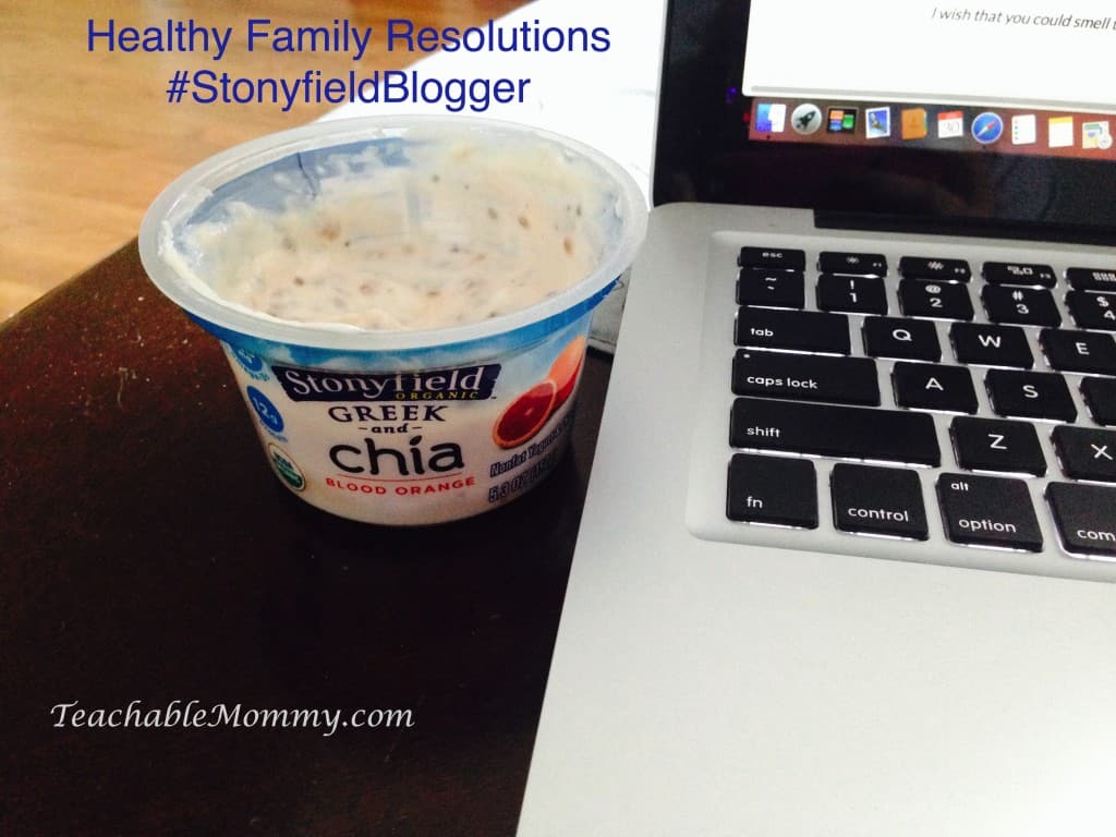 New Years Resolutions for the whole family #StonyfieldBlogger