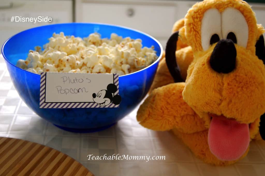 #DisneySide @ Home Party, Disney Party ideas, Mickey Mouse party food