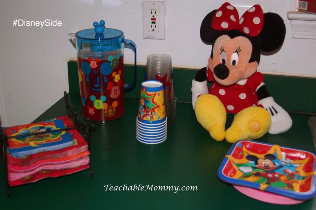 #DisneySide @ Home Party, Disney Party ideas, Mickey Mouse party