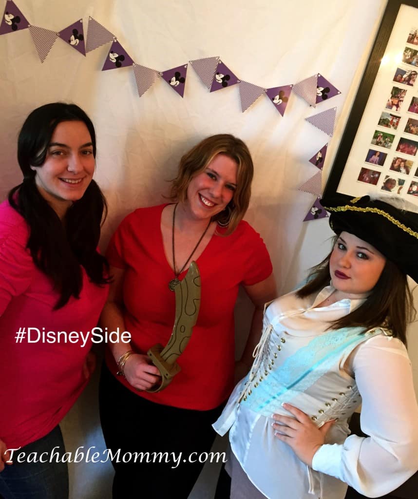 #DisneySide @ Home Celebration, Disney Photo Booth , Disney Bound Izzy Captain Hook Pirate