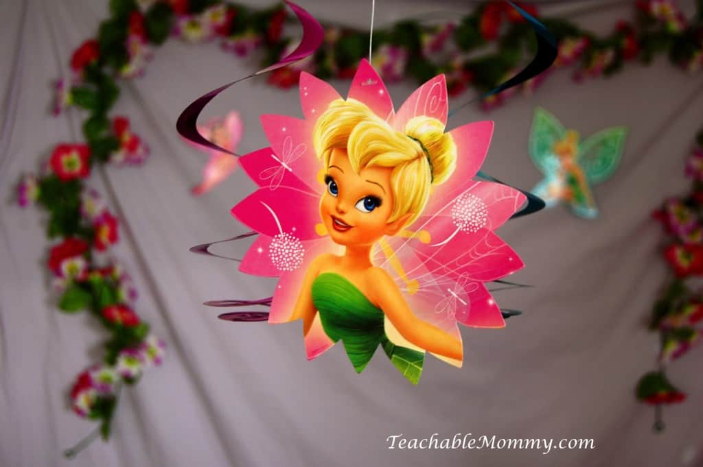 Tinkerbell Birthday Party, Tinkerbell Party, Tinkerbell party food, Tinkerbell Decorations, Pixie Hollow party