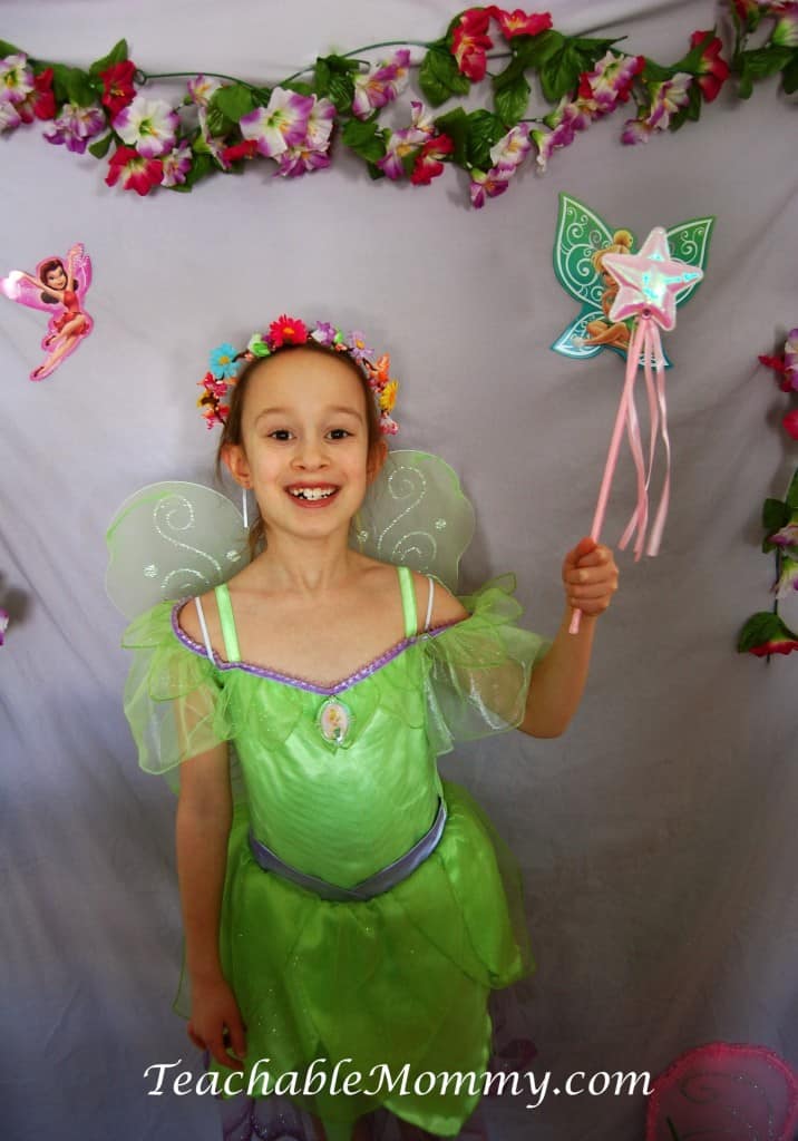 Tinker bell birthday party, Tinkerbell photobooth