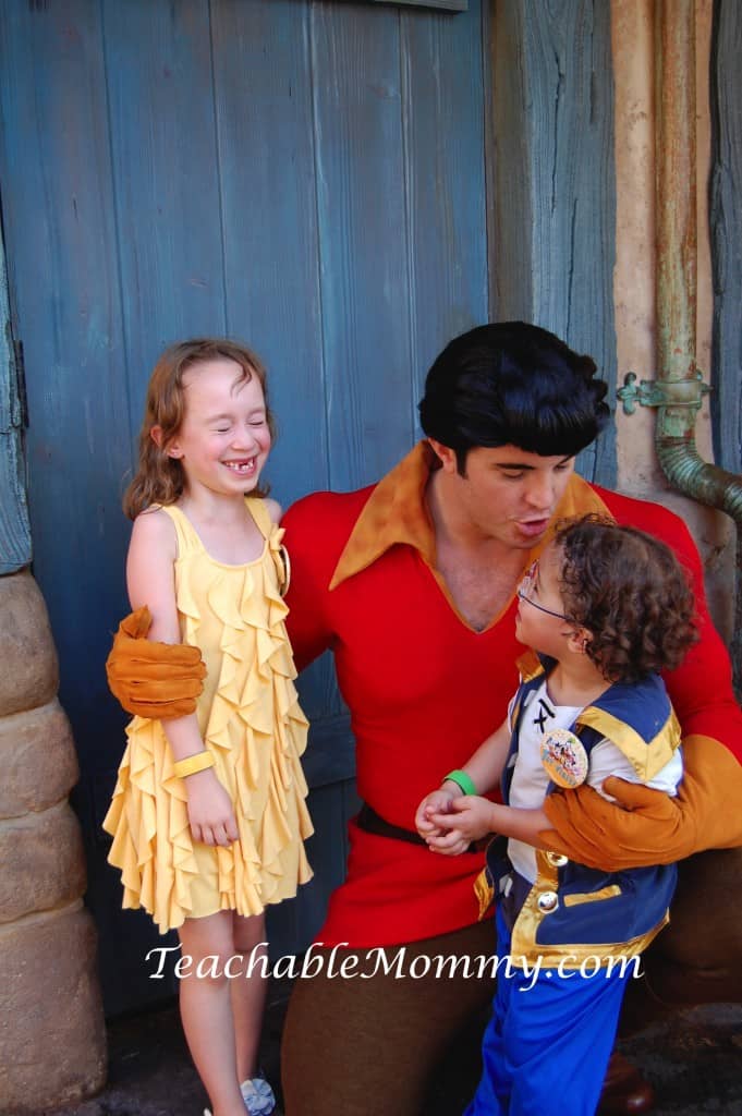 Signs you are a big Disney Kid, #DisneySide #DisneySMMoms, #DisneyKids, Gaston at Disney