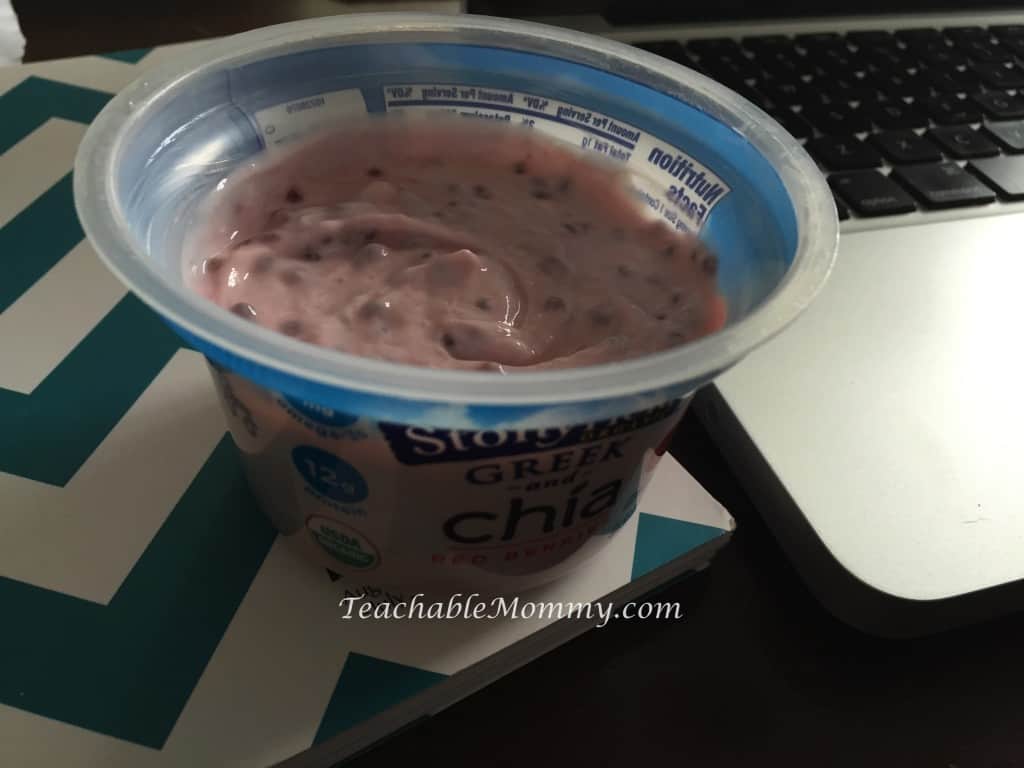 Spring into Health with Stonyfield Greek and Chia, Greek and Chia yogurt, organic chia yogurt, #StonyfieldBlogger