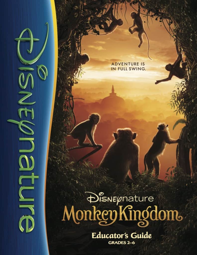Monkey Kingdom, free activity packet for Monkey Kingdom, free educator guide for Monkey Kingdom