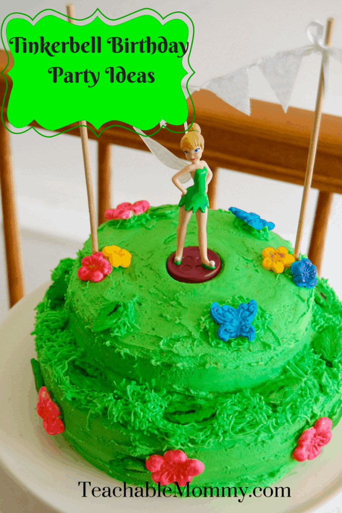 Tinkerbell Birthday Party, Tinkerbell Party, Tinkerbell party food, Tinkerbell Decorations, Pixie Hollow party, Tinkerbell Cake