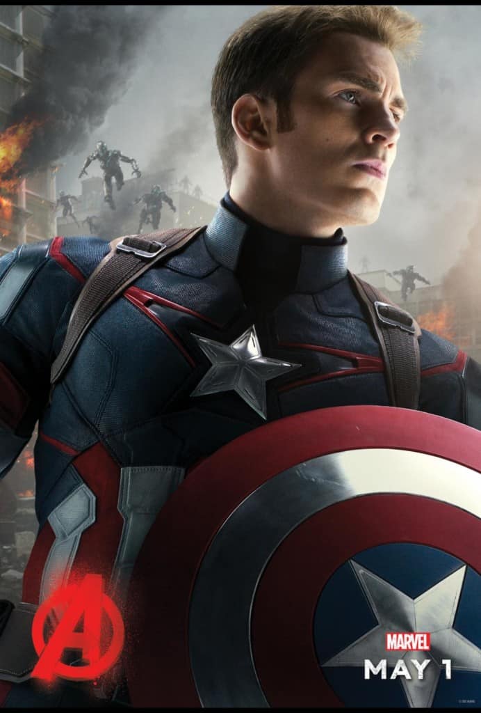 Avengers Age of Ultron review, free coloring sheets, Captain America