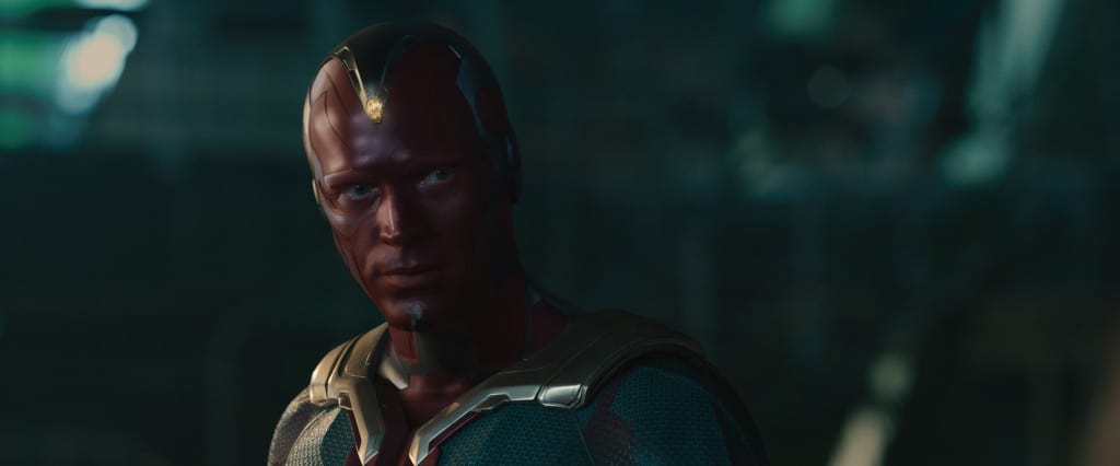 Avengers Age of Ultron review, free coloring sheets, The Vision