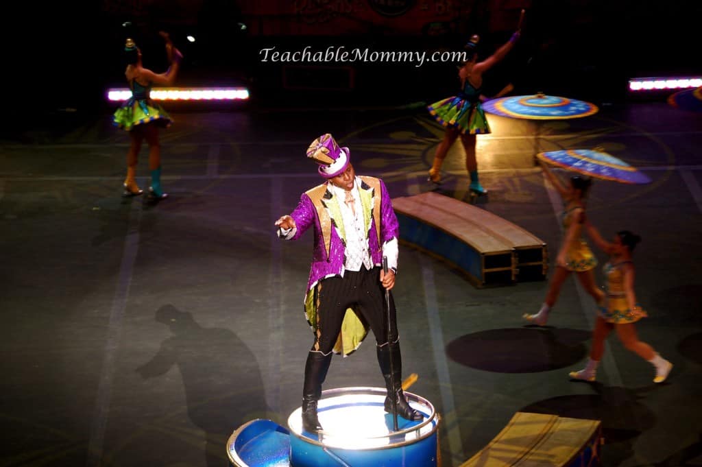 Ringling Bros. and Barnum & Bailey presents LEGENDS! , Jonathan Lee Iverson ringmaster, Big Top Voice