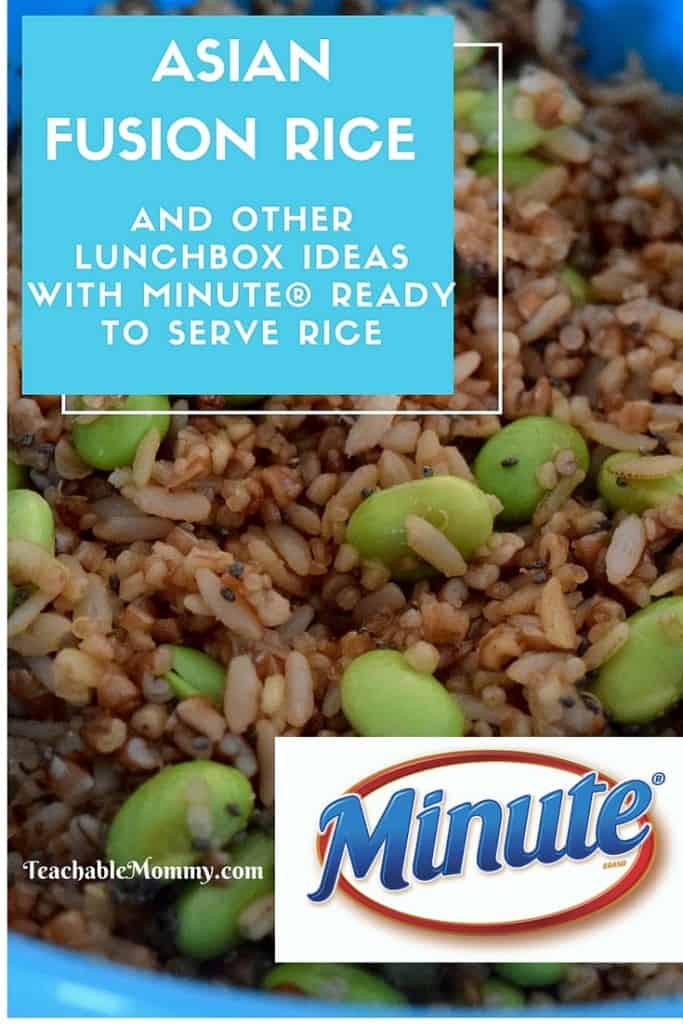 LunchWithMinute, AD, Asian Rice Recipe, Lunchbox Rice Recipes, Easy Lunch ideas, Lunchbox ideas for kids