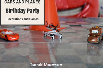 Disney Cars and Planes Birthday Party, Planes Birthday Party, Cars Birthday Party, Car Party Games, Cars Photobooth, Planes Photobooth, #orientaltradingblogger