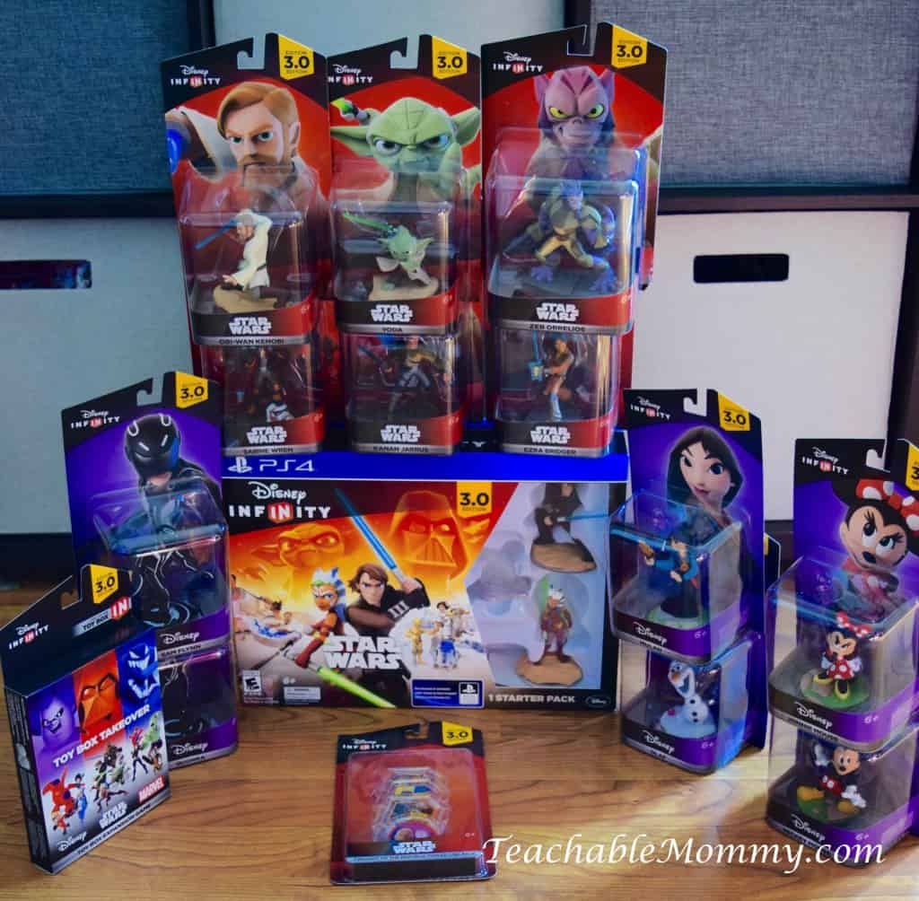 Disney Infinity 3.0, Star Wars Game, Star Wars Playset, Twilight of the Republic, #DisneyInfinity, Mulan, Mickey and Minnie, Tron