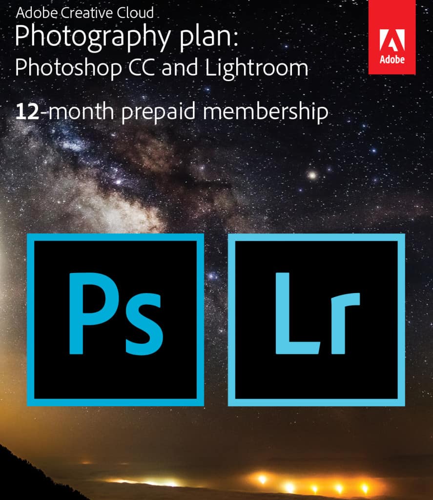 Adobe Creative Cloud Photography Plan, Photoshop CC, Lightroom, Cloud Based Photoshop, #ad