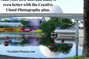 Epcot, Epcot Flower and Garden Festival, Adobe Creative Cloud Photography Plan