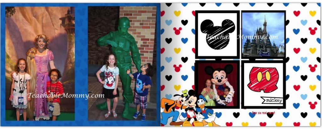 Disney themed Shutterfly Photo Book,