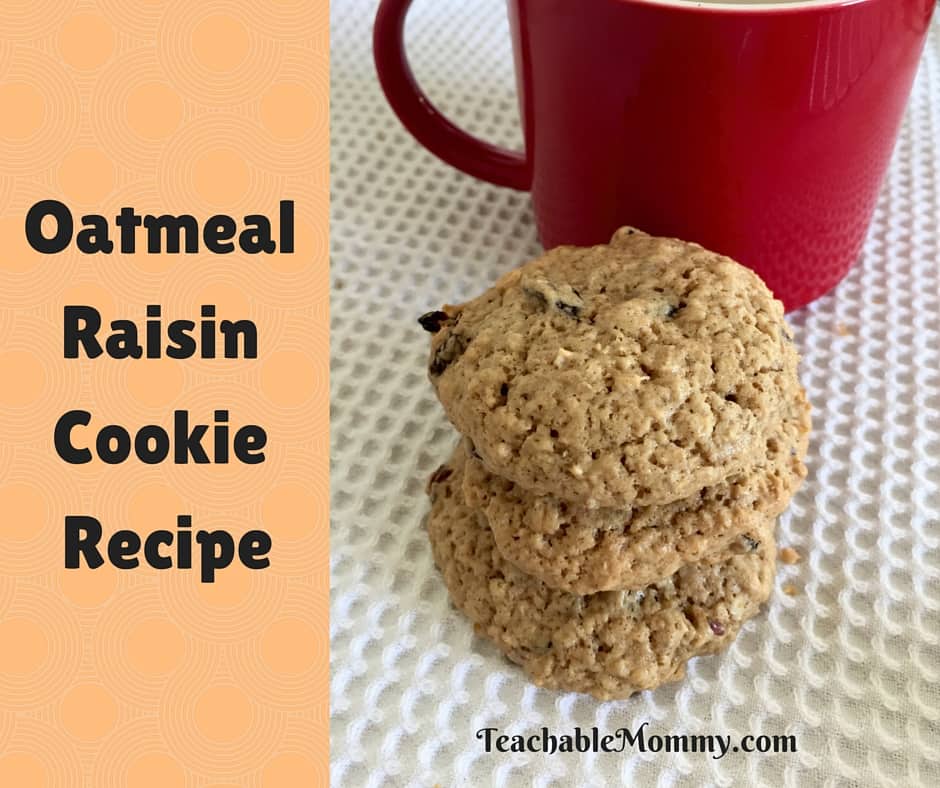 Oatmeal Raisin Cookie Recipe, Oatmeal Raisin Cookies, Healthy Oatmeal Raisin Cookie, Oatmeal Recipe