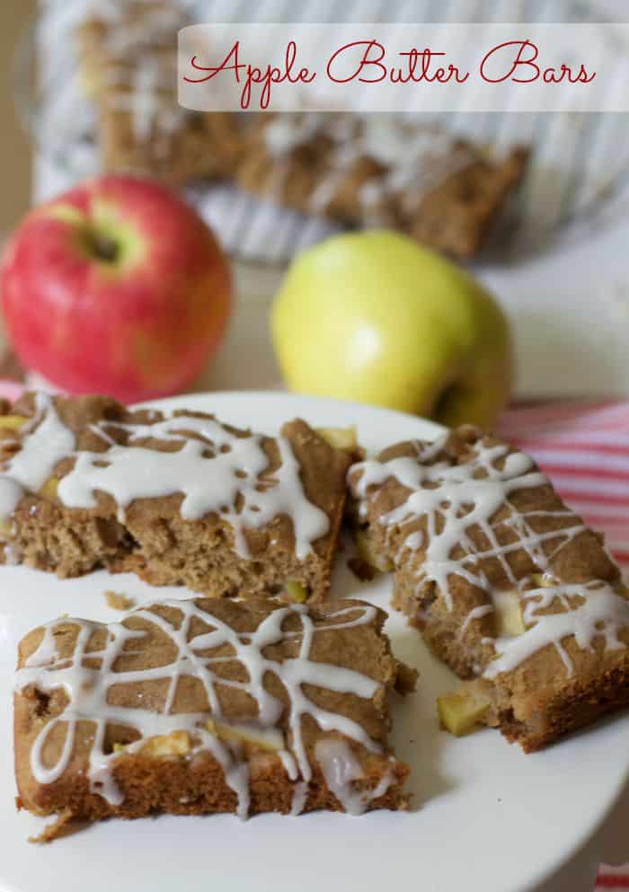 Apple Butter Bars, Fall Recipes