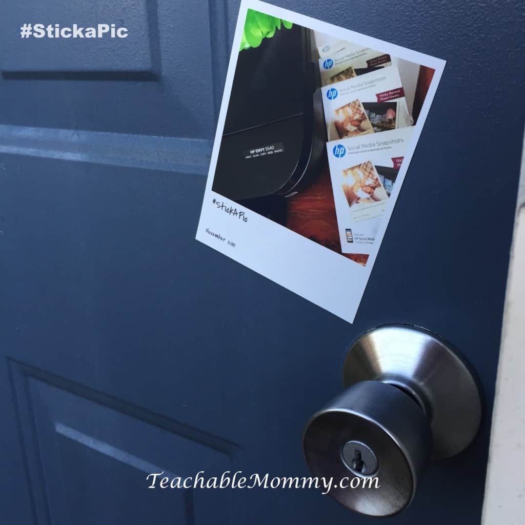 HP Social Media Snapshots Photo Paper, #StickaPic, #Staples, DIY, Easy Gift Ideas, spon 