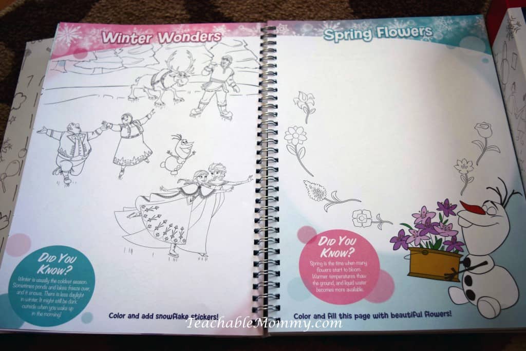 Disney Imagicademy Activity Books, educational gift ideas, homeschool