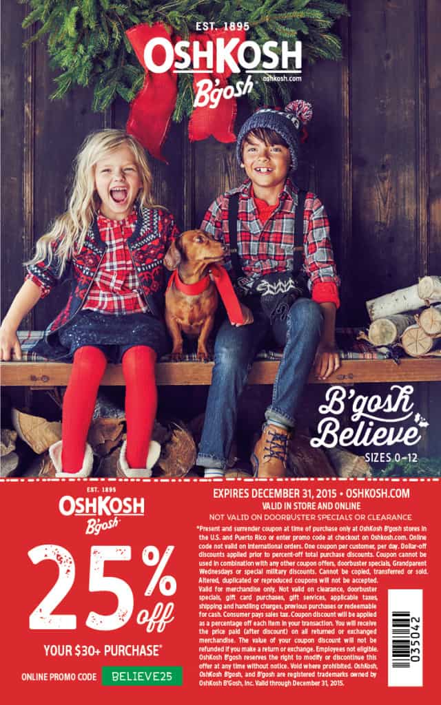 OshKosh Coupon, #BgoshBelieve, #oshkoshkids, spon