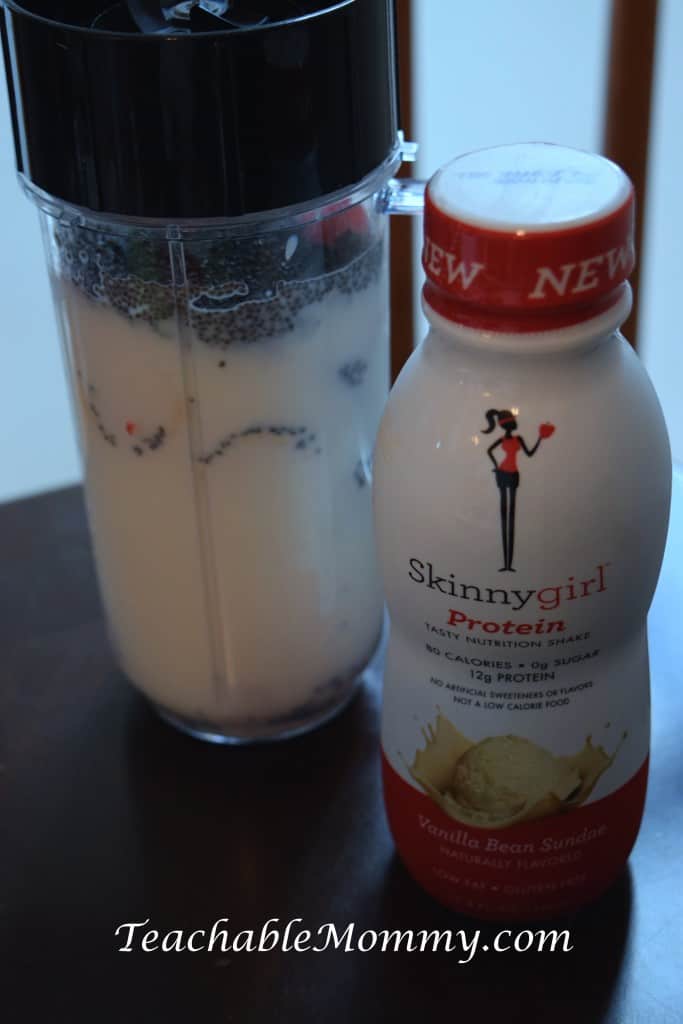 Skinnygirl Protein Shakes, Protein Smoothie Recipe, #SkinnygirlProtein, #SGSavvySnacker, spon