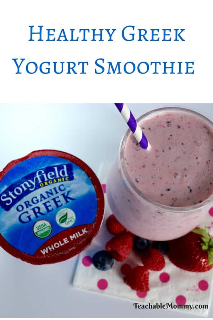 Greek Yogurt Smoothie, Healthy Yogurt Smoothie, Smoothie Recipes, Organic Smoothies, Skinny Smoothie Recipes